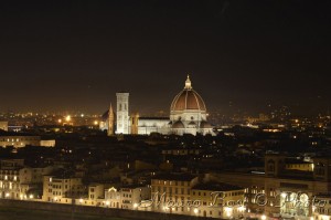 Firenze da Piazzale Michelangelo di notte